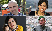 o.l.: Ali Bilgiç, o.r.: Deniz Ova, u.l.:Alev Karatas, u.r.: Dinçer Yusuf Gürsoy
